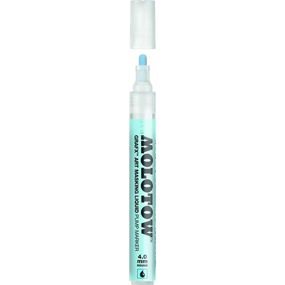 MOLOTOW Art Masking Liquid 4mm Round Tip Pump Marker