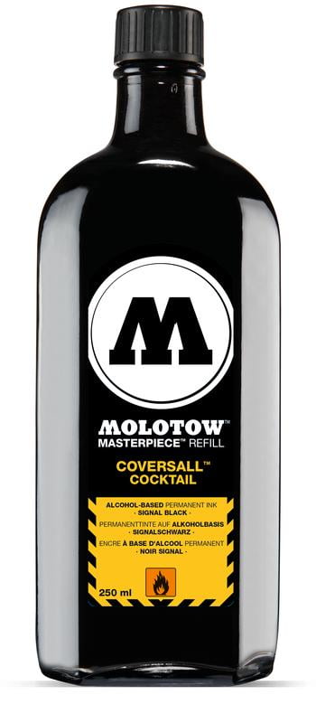 MOLOTOW Coversall 250ml Black Ink Refill