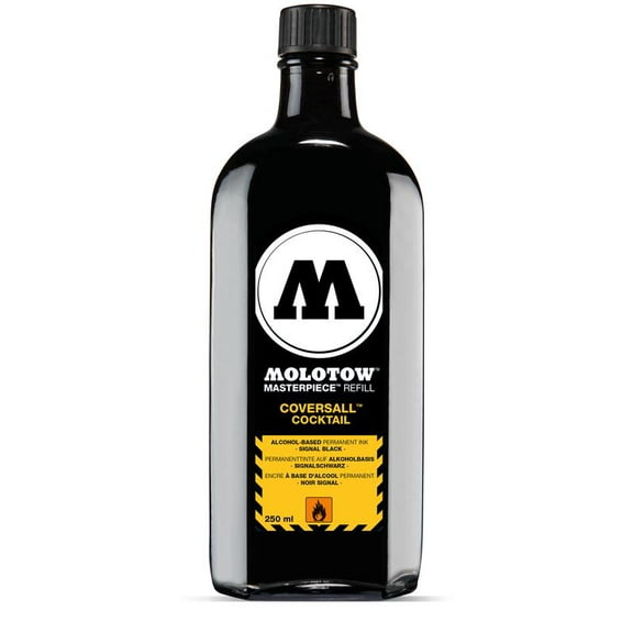 MOLOTOW Coversall 250ml Black Ink Refill