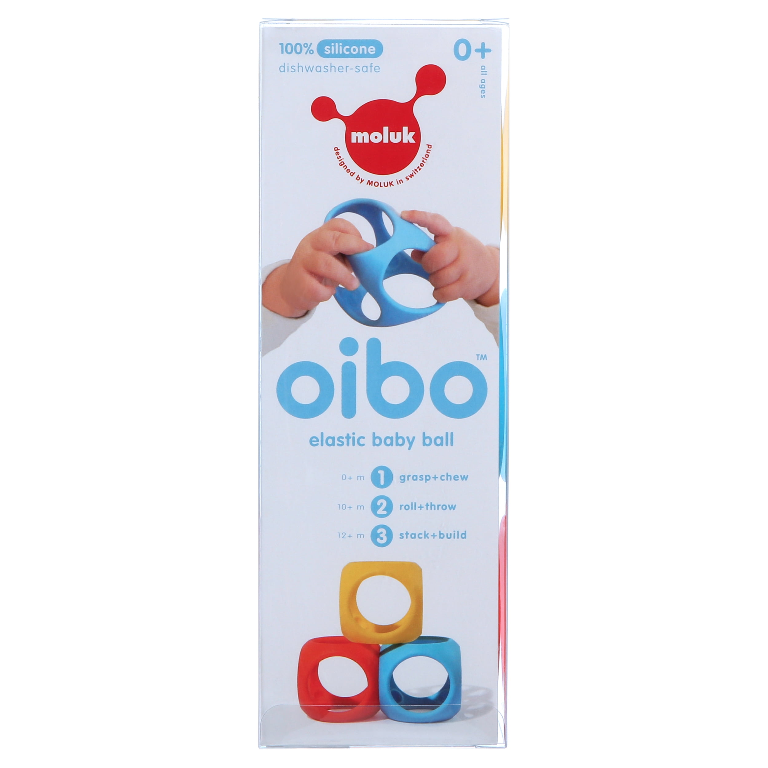 MOLUK Oibo primary colors - Elastic Stackable Baby Ball - Walmart.com