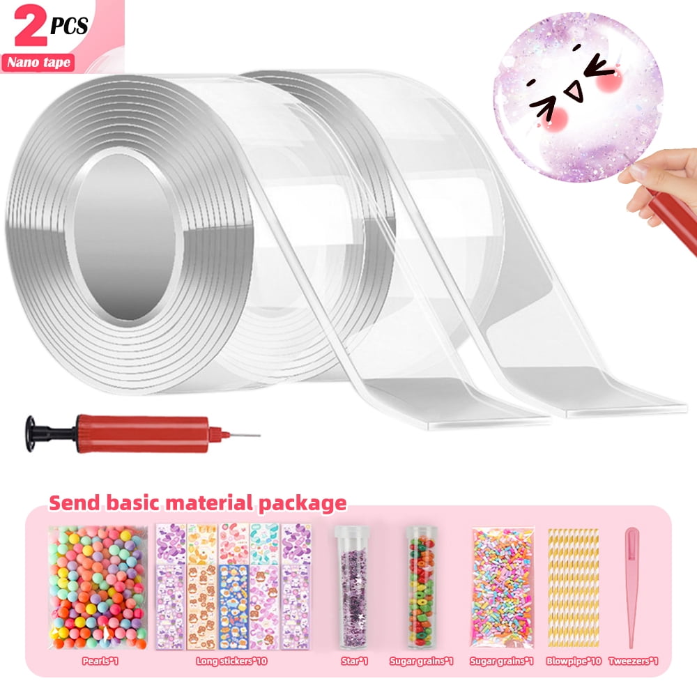 MOLYA Nano Tape Bubbles Kit-2PC, Tape Magic Plastic Bubbles