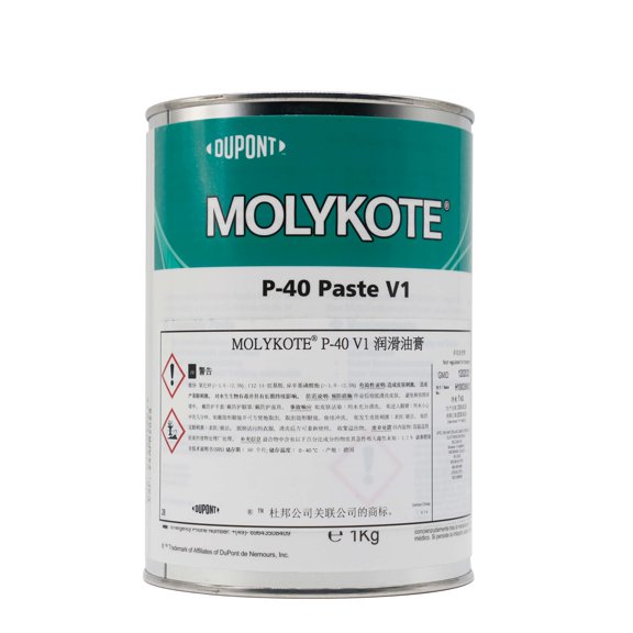 MOLYKOTE P-40 Paste 1kg 35.27oz Multifunctional Lubricant for Bearings Installation and Corrosion Protection Strong Adhesion Corrosion and Water Resistance Continuous Lubrication