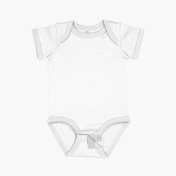 MOM & BABY Be Kind in black and white Short Sleeve Baby One-Piece