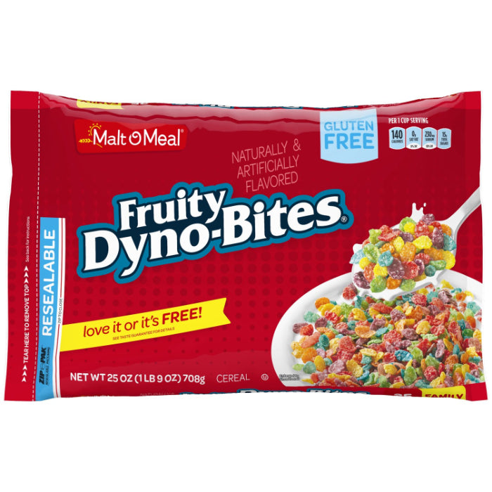 MOM FAMILY SIZE BAG CEREAL FRUITY DYNO BITES 25 OZ Pack of 9