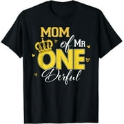 MOM Of Mr Onederful 1St Birthday One-Derful Matching T-Shirt