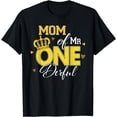 thumbnail image 1 of MOM Of Mr Onederful 1St Birthday One-Derful Matching T-Shirt, 1 of 6