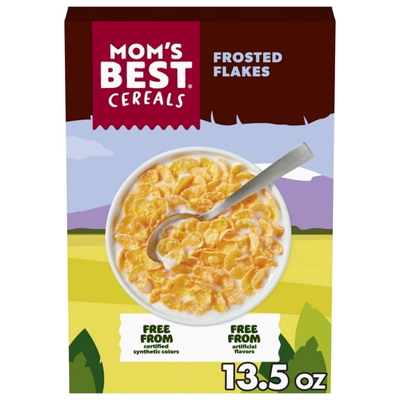 MOM's Best Crunchy Frosted Flakes Breakfast Cereal, 13.5 oz Box
