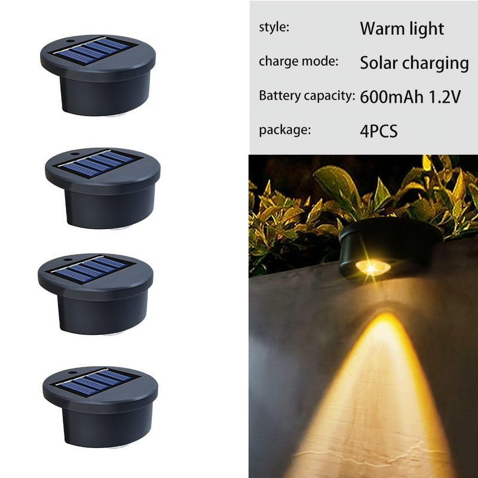 MOMFEI Solar Pool Side Lights 4 Pack,Illuminate Swimming Pool Area with ...