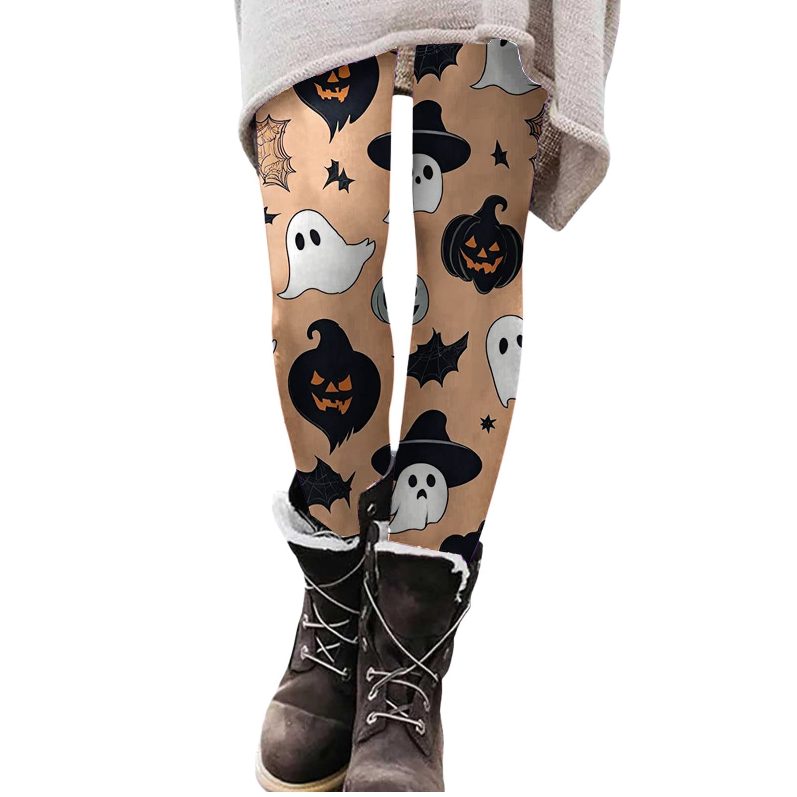 Leggings D'araignée Manquer Aux Femmes Jambières D'halloween Toile