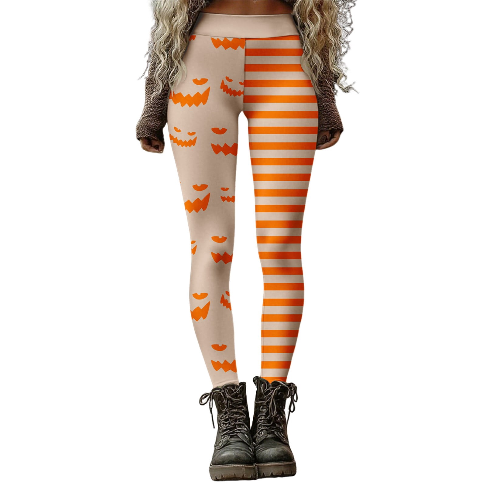 Legging LuLaRoe TC2 Rayé Araignée Halloween Neuf Avec étiquette