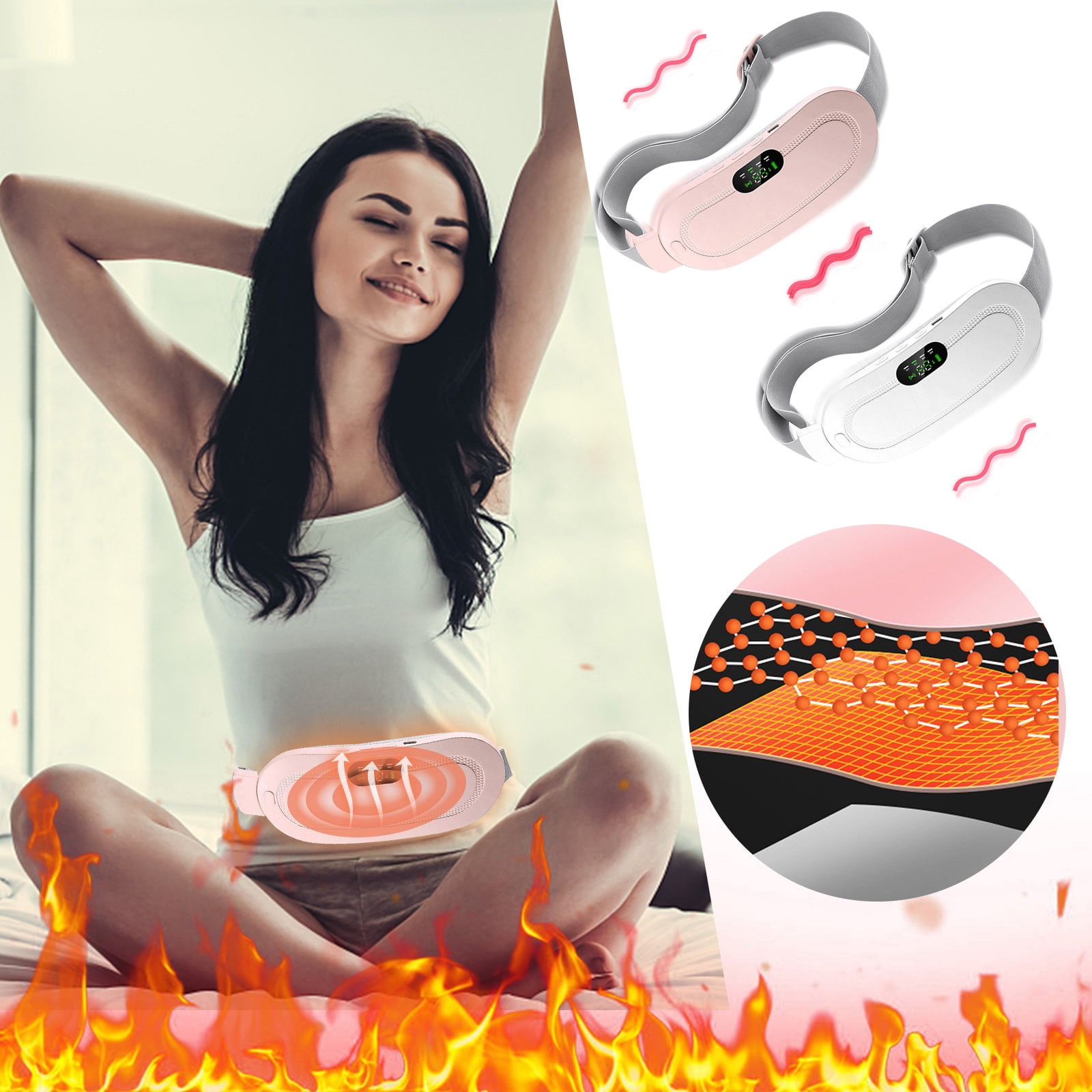 MOMKER Outdoor & Sport Heating Pad for Menstrual Cramps Portable