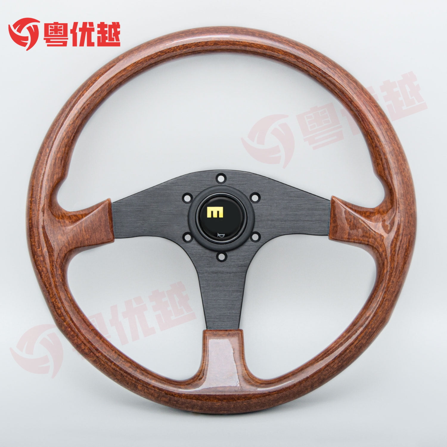 パーツ ALL WOOD Steering Wheel MOMO Classic Wooden Steering Wheel 14Inch JDM Vintage Wood Film