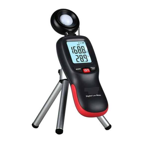 MOMO Digital Lux Meter Light Meter Environmental Testing Handheld Type Illuminometer Photometer Detector Measuring ,Wide Applications