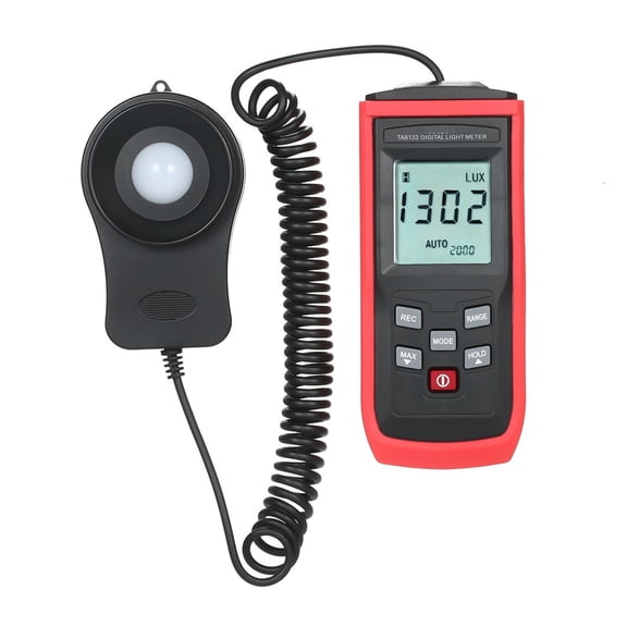 MOMO Handheld Mini Digital LUX Meter LCD Luminometer Digital Photometer Luxmeter Light Meter 0-199999 Lux Illuminance Meter ,Wide Applications