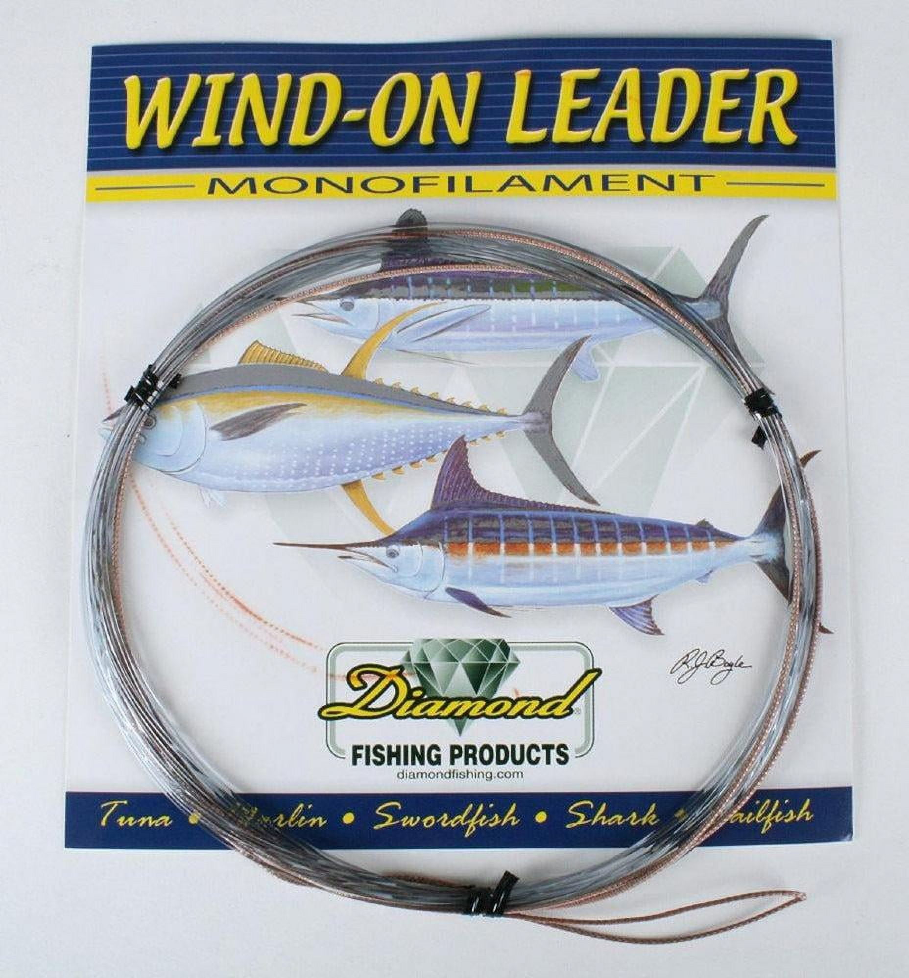 MOMOI Diamond Monofilament Wind-On X-Hard Leader 250# Line & Leader ...