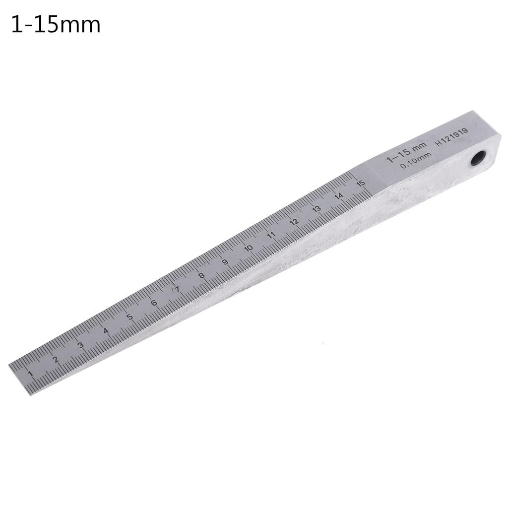 MOMOJIA Practical Taper Gauge Gage Welding Wedge Feeler Gauge Hole ...