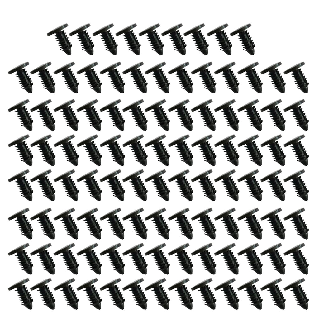 MOMOJIA 100 Pcs Black White Push Pins Plastic Hole Hood Pressure Pins ...