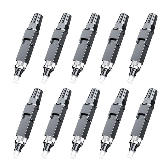 MOMOJIA 10PCS Fiber Opt Quick Connectors Adapter For Networking Setups Easy Installation
