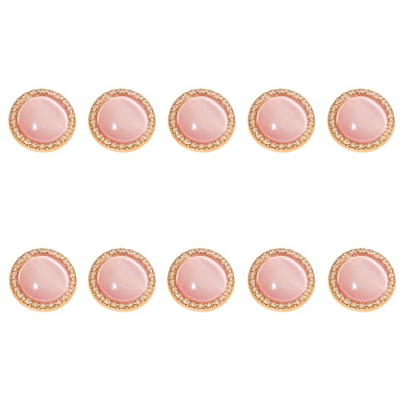 MOMOJIA 10Pcs Dazzling Alloy Buttons Multipurpose Sewing Buttons For Garments Jackets