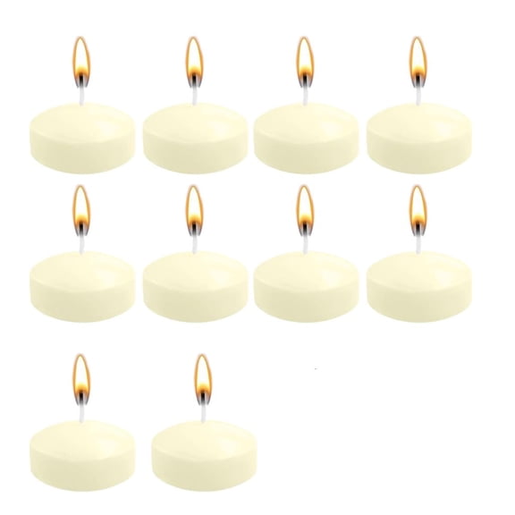 MOMOJIA 10Pcs Unscented Floating Candle Decorative Floating Candle for Wedding Pool,Valentine Day Bathtub,Christmas Decoration