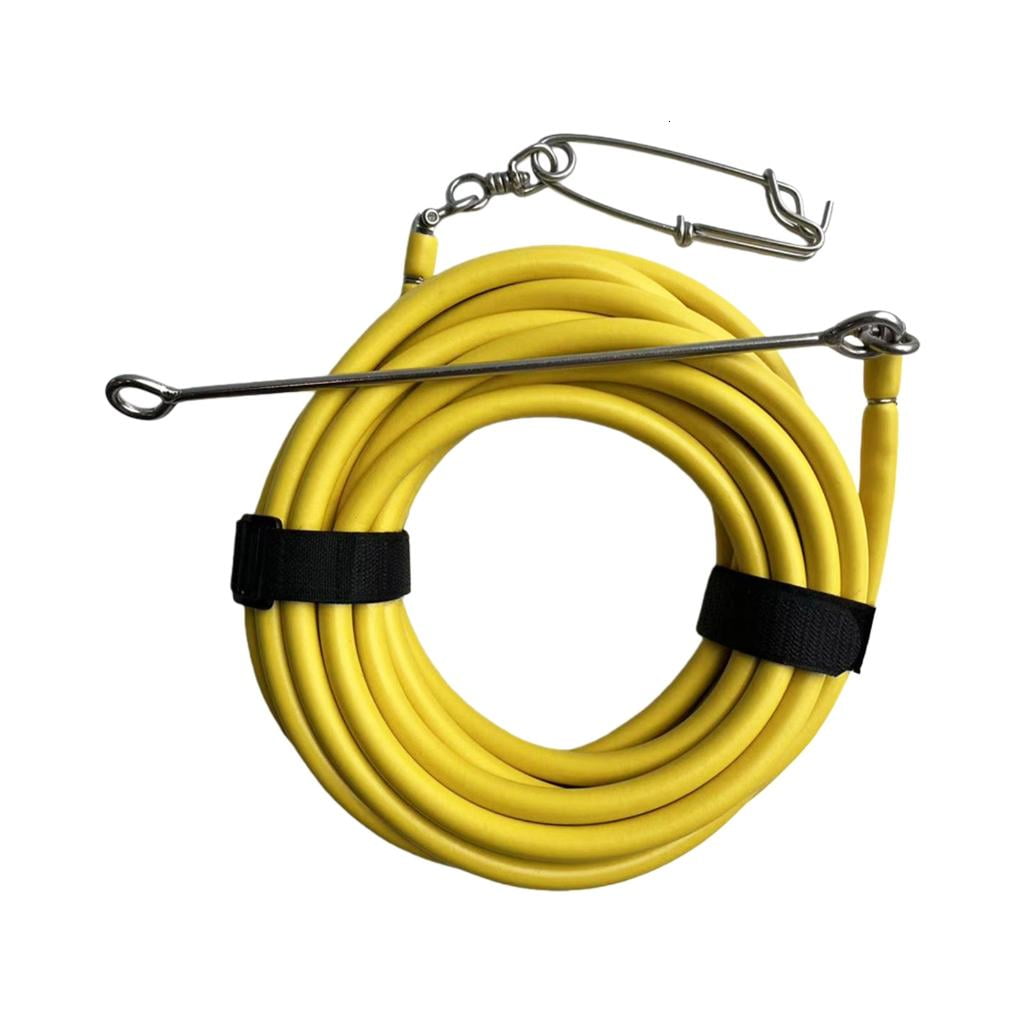 MOMOJIA 10m/15m/20m Spearfishing Float Line 4mm Internal Diameter Foam Rubber Tube For Sea Fishing Floating Fishing Line