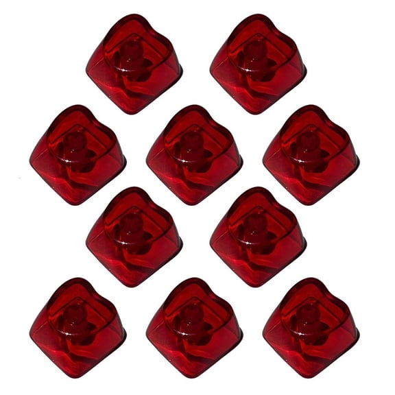 MOMOJIA 10pcs Customizable Semitransparent Heart Keycaps Consistent Mechanical Keyboards