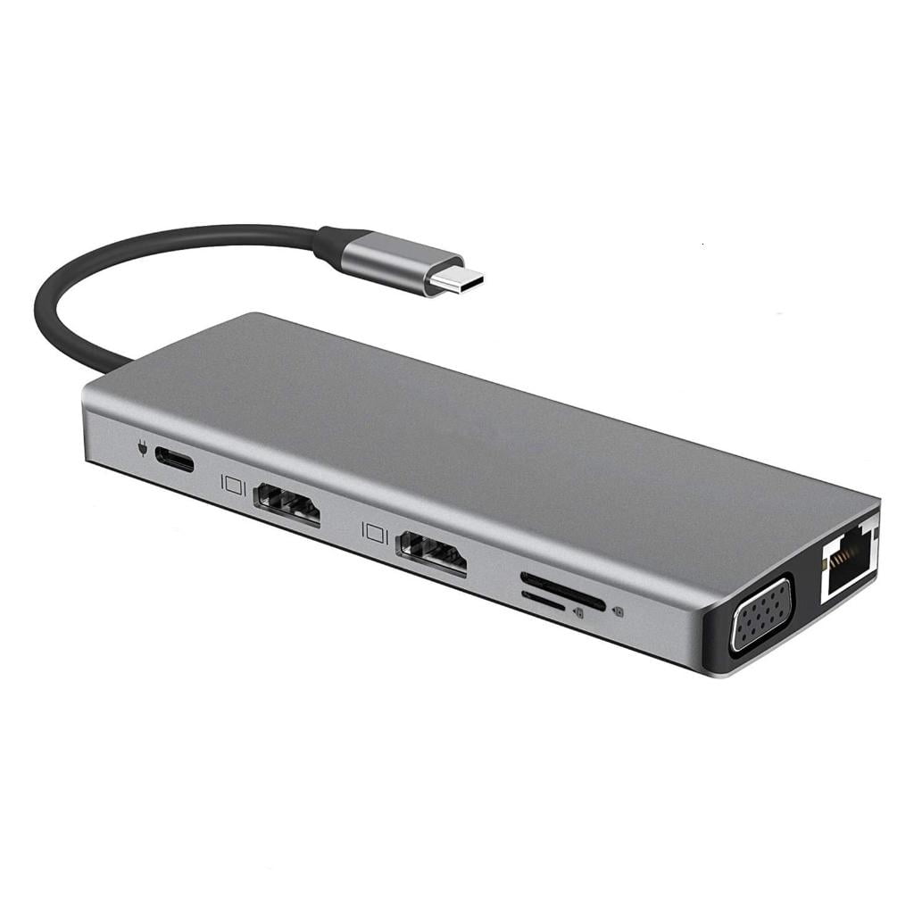 MOMOJIA 12 In 1 USB C Hubs For Laptop possesses Video Output USB Rapid Storage Slot Power 87W