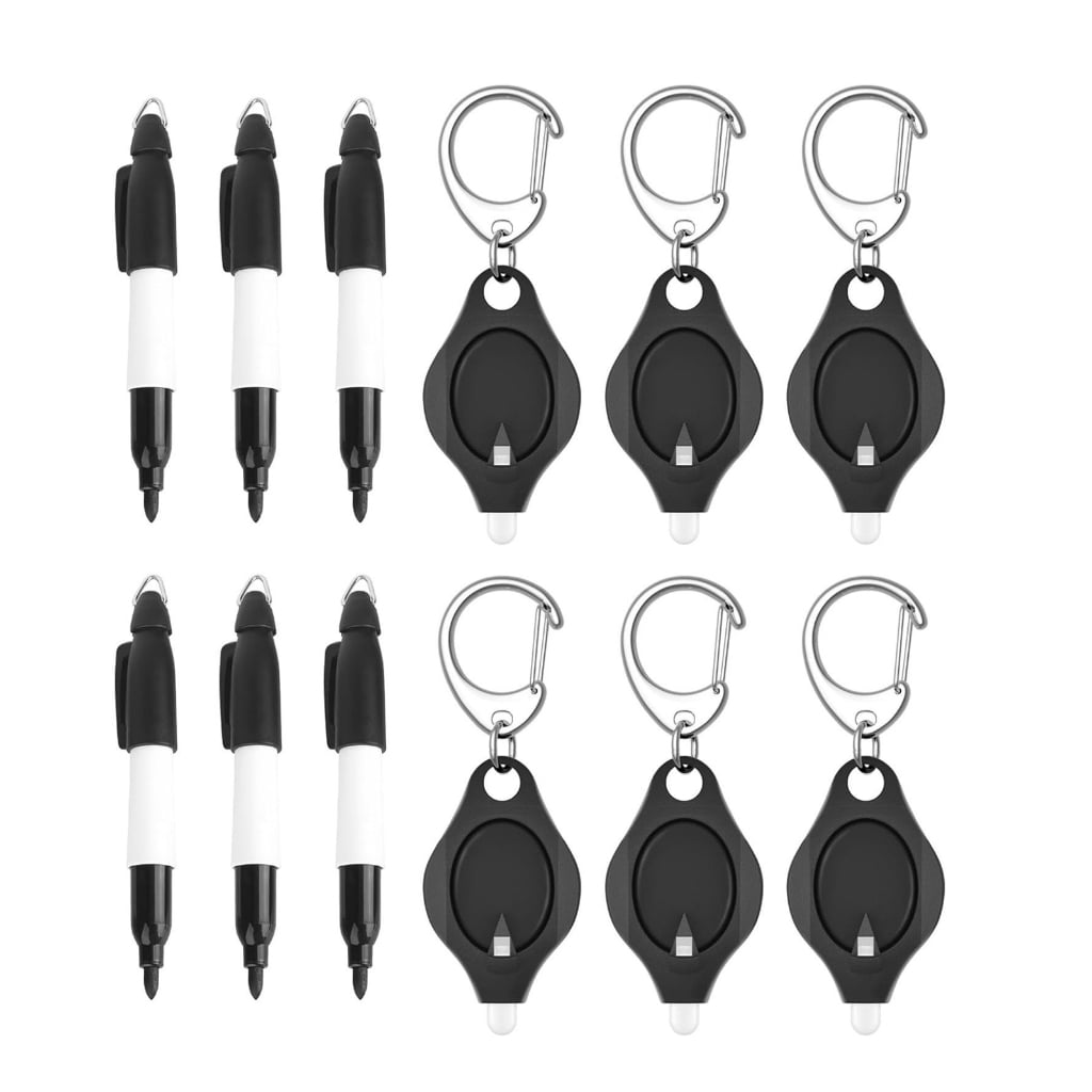 MOMOJIA 12PCS Mini LED Keychain Light and Mini Marker - Walmart.com