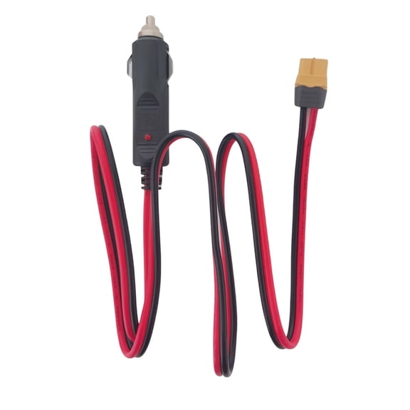 MOMOJIA 16AWG XT60 Female to Car Cigarettes Lighters Male Cable for Solar Panel and Household Electronics