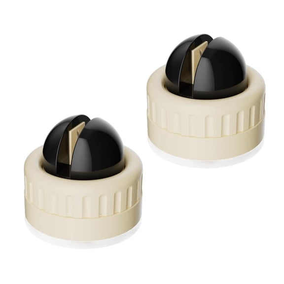 MOMOJIA 2 Piece Efficient KitchenB1adeSharpener With Spherical Design And Strong Suction Cup For Stability Repairing Restoring