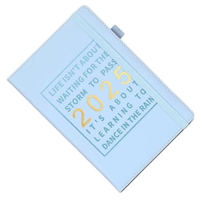 MOMOJIA 2025 Academic Diary1eatherJournal with Elastic Band, Pen Holder, Timetable