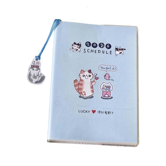 MOMOJIA 2026 Work Life Planner Travel Journal Schedule Notebook Compacts Size Task Tracking Systems Smooth Writing Experience
