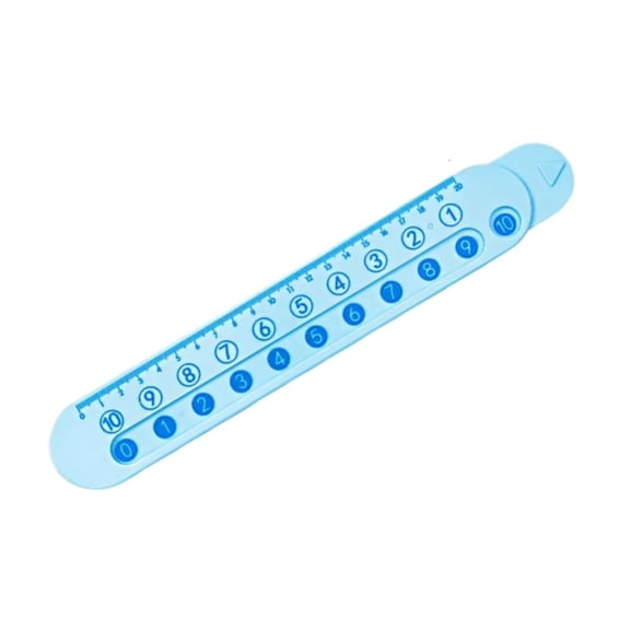 MOMOJIA 20cm Math Mathematics Ruler Addition Subtraction Measuring Tool For Students Architects Technical Drawing Sketching