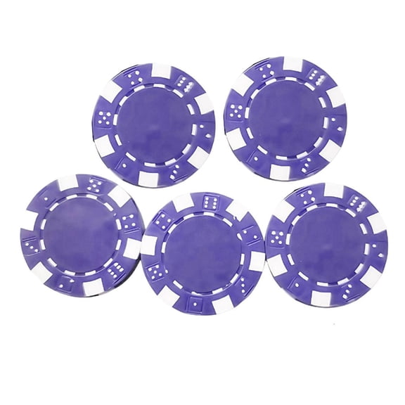 MOMOJIA 25Pcs Plastic Casinos Poker Chip Teaching Coin Counting Counters Poker Chip