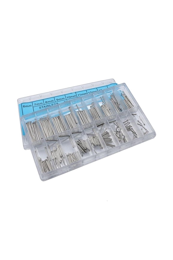 270Pcs Watch Link Pins Watch Pins Kit Assortment Stainless Steel Watch Strap Bar Repair Kit for Watchmaker 6-23mm