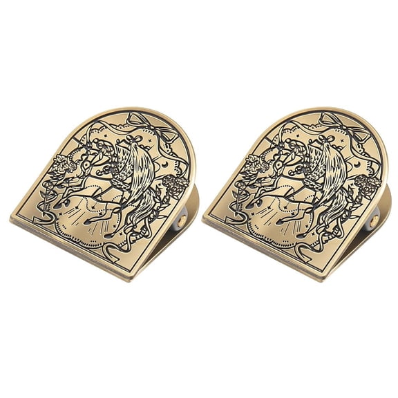 MOMOJIA 2Pcs Antique Note Clip Document Clamp For Notebook Journal Planner Scrapbooking