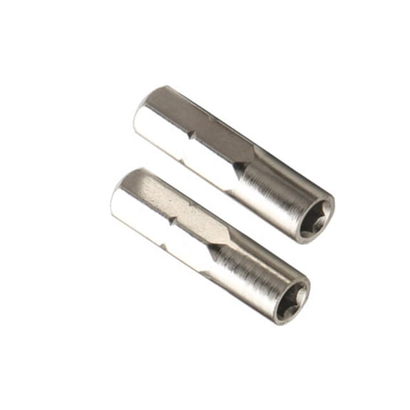 MOMOJIA 2Pcs High Performances 6.35mm to 4mm Magnetic Bit Socket Insert Bit Adapter Tool