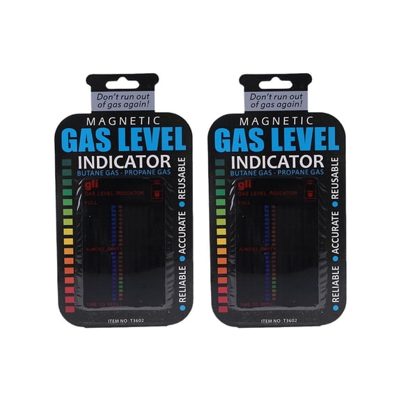 MOMOJIA 2Pcs Reusable Gas Level Monitor With 22 Level Scale For BBQ Gas Tanks