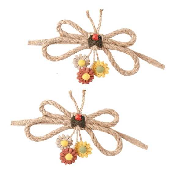 MOMOJIA 2Pcs Twisted Cord Curtain Holders Heavy Duty Braided Rope Window Drapery Tiebacks for Bedroom Living Room Decoration