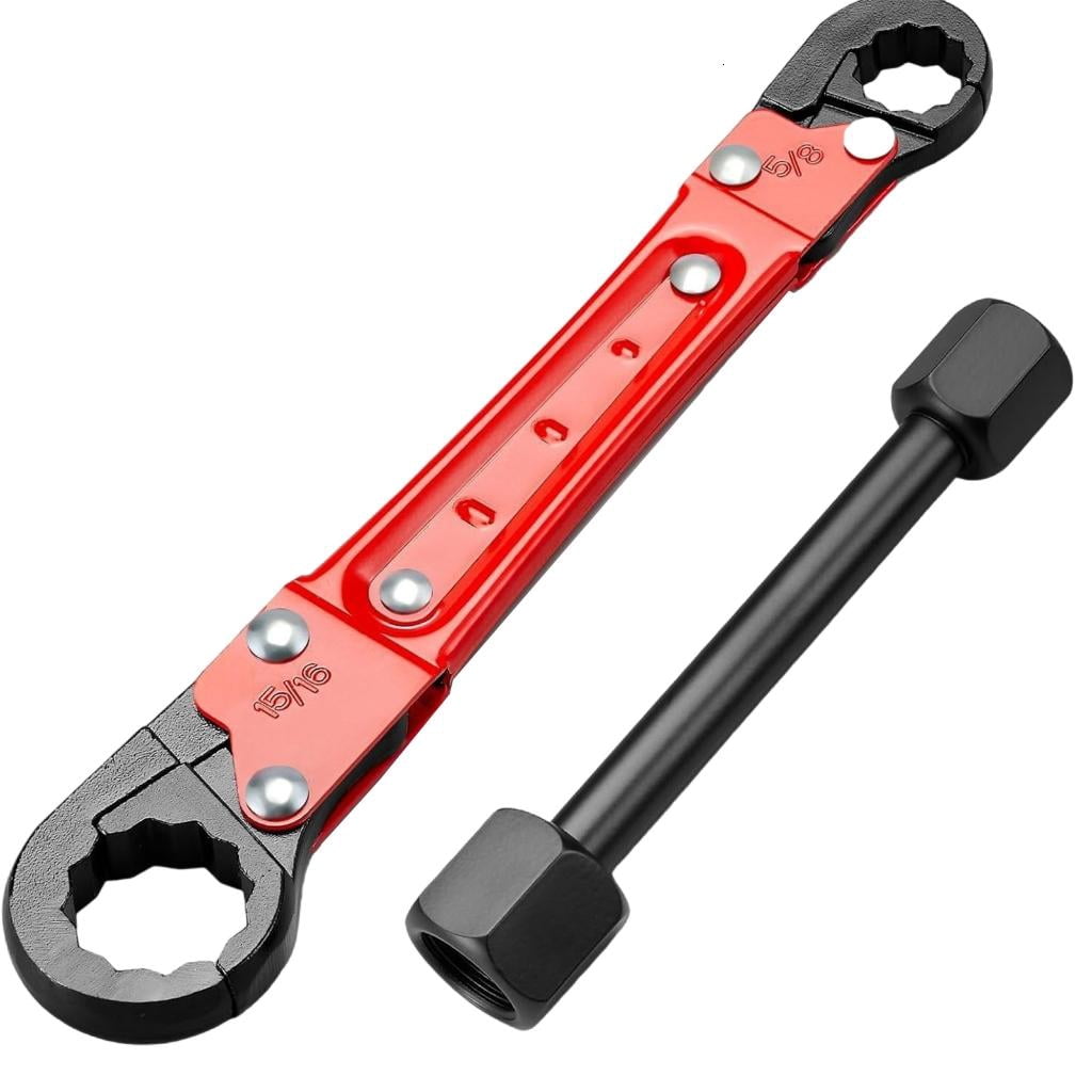 MOMOJIA 2Piece Double Head Nonslip Wrench Set High Strength Steel Tight Space Operation