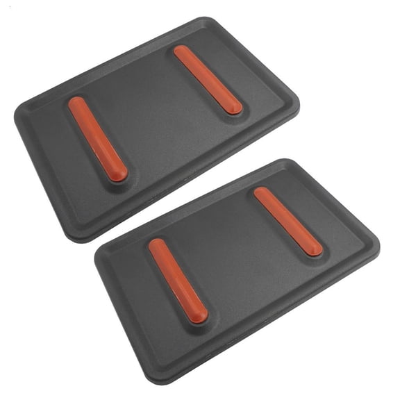 MOMOJIA 2pcs Silicone Ironing Pad Heat Resistant Iron Rest Mats NonSlip Bottom Hot Iron Storage Solution For Small Space Use