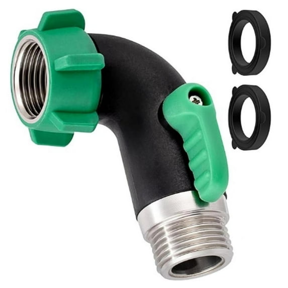 MOMOJIA 3/4Inch Stainless Steel Threaded Valves Connector Leakproof Water Pipe Stop Valves