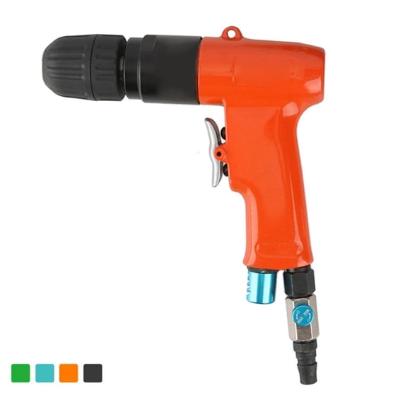 MOMOJIA 3/8" 1800rpm High Speed Reversible Air Drill Pneumatic Gun Tire Repair Punching Tapping Professional Tool