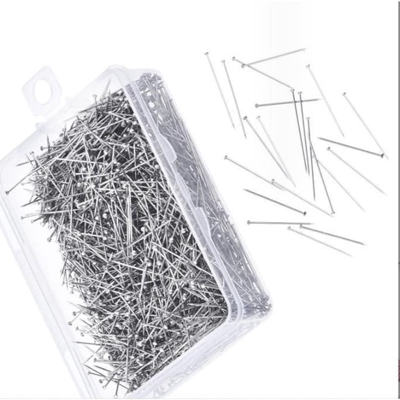 MOMOJIA 300Pcs Multipurpose Quilting Positioning Pins Steel Wire Dressmaking Pins For Costume Making Sewing Craft and Knitting
