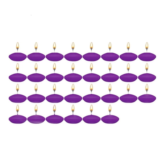 MOMOJIA 30Pcs Unscented Floating Candle Decorative Floating Candle for Wedding Pool,Valentine Day Bathtub,Christmas Decoration