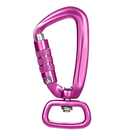 MOMOJIA 360 Aluminum Alloy Carabiner Automatic Locking Mechanism For Climbing Gear Camping Accessories