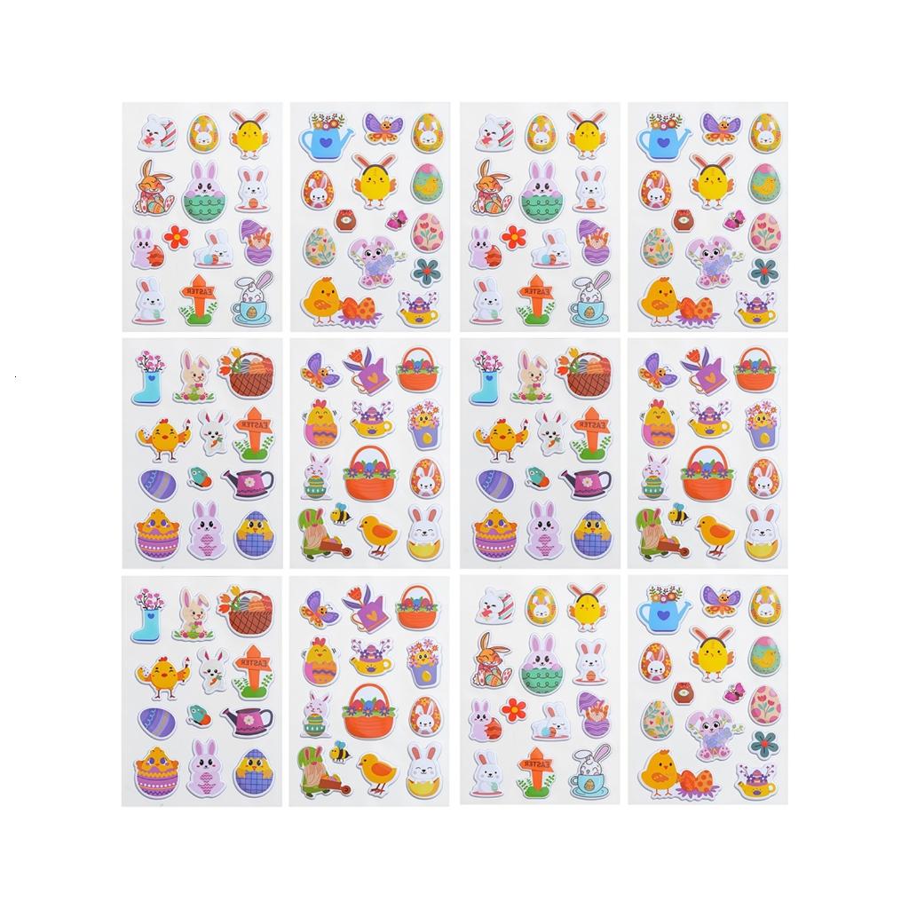MOMOJIA 3D Puffier Sticker Sheets Adorable Small Sticker for Kid ...