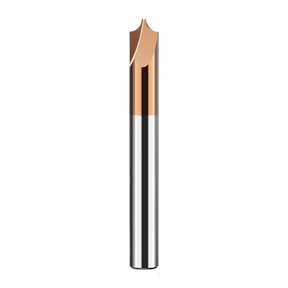 MOMOJIA 4 Flute Solid Tungstenic Metal End Mill Coating Milling Cutter Deburring Tool for Aluminium Projects Milling Cutter