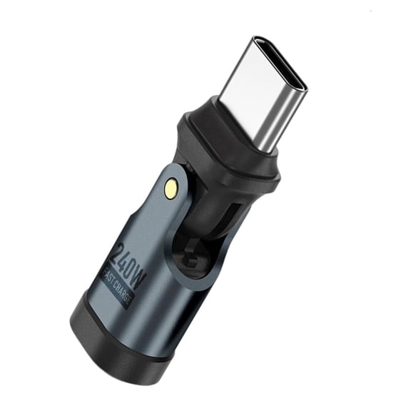 MOMOJIA 480Mbps 360 Degree Adjustable USB C Charging Connectors 40W High Power PD Technology Heat Resistant Fit for Smartphones