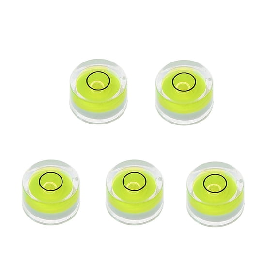 MOMOJIA 5 Pieces Circular Mini Bullseye Bubble Levels for Photographic Equipment